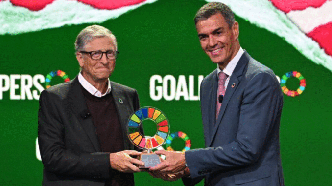 El premio Global Goalkeeper 2025 de Bill Gates a Sánchez, símbolo del globalismo de la Agenda 2030, es ejemplo de compromiso